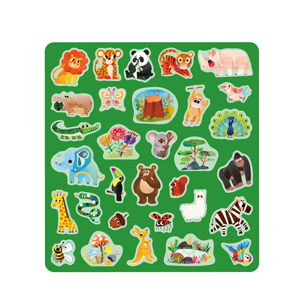 mierEdu - Jelly Stickers - Movable - Wild Animals (ME262)