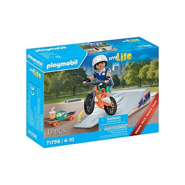 PLAYMOBIL - My life: Skateboarder with Ramp (71798)