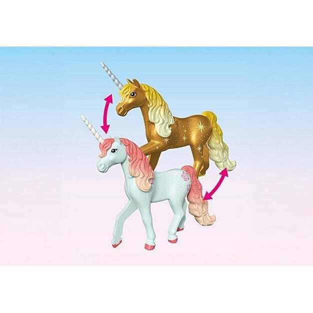 PLAYMOBIL - Collectible Unicorn: Sky Rose with Fairy (71841)