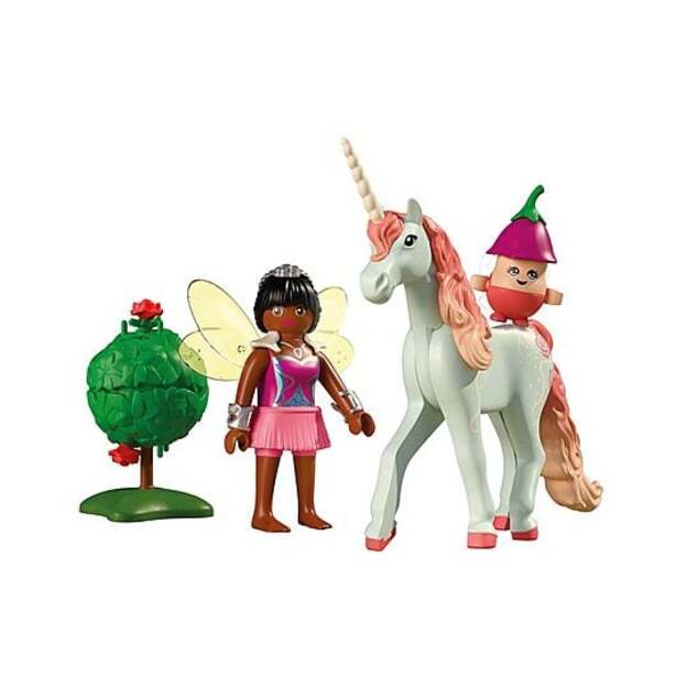 PLAYMOBIL - Collectible Unicorn: Sky Rose with Fairy (71841)