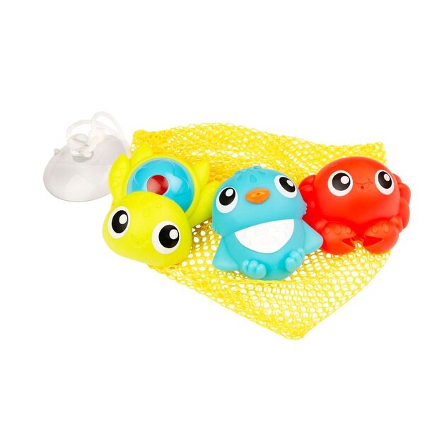 Playgro - 3 bath friends in a net (10189200)