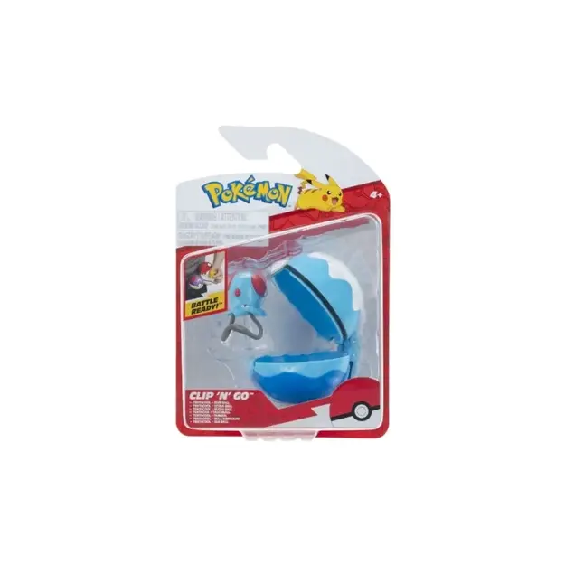 Pokemon - Clip N Go - Tentacool With Dive Ball (PKW4152)