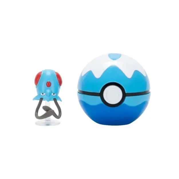 Pokemon - Clip N Go - Tentacool With Dive Ball (PKW4152)