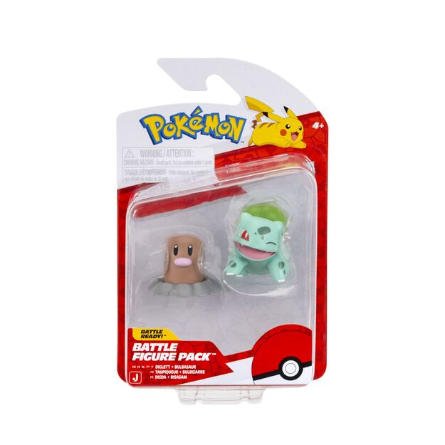 Pokémon - Battle Figure 2 pack - Diglett & Bulbasaur (PKW4061)