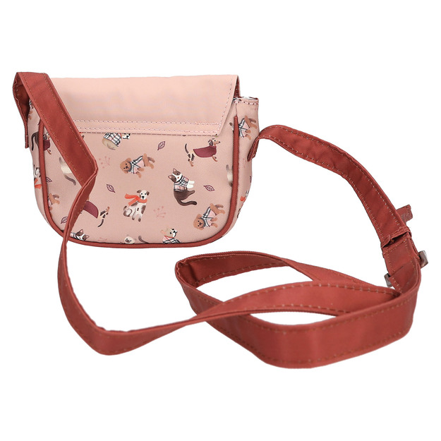 TOPModel - Small Shoulder Bag FUR EVER FRIENDS - Powdery Pink and Copper - Small