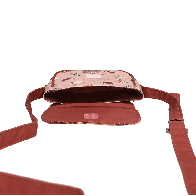 TOPModel - Small Shoulder Bag FUR EVER FRIENDS - Powdery Pink and Copper - Small