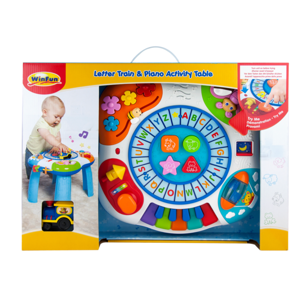 Winfun - Letter Train & Piano Activity Table (000801)