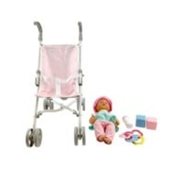 HAPPY FRIEND - Lotta Doll 30cm with Stroller Set