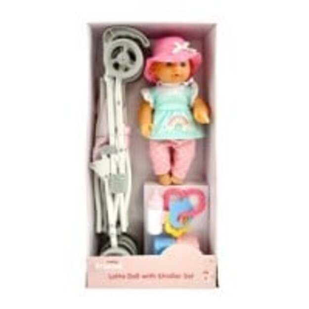 HAPPY FRIEND - Lotta Doll 30cm with Stroller Set