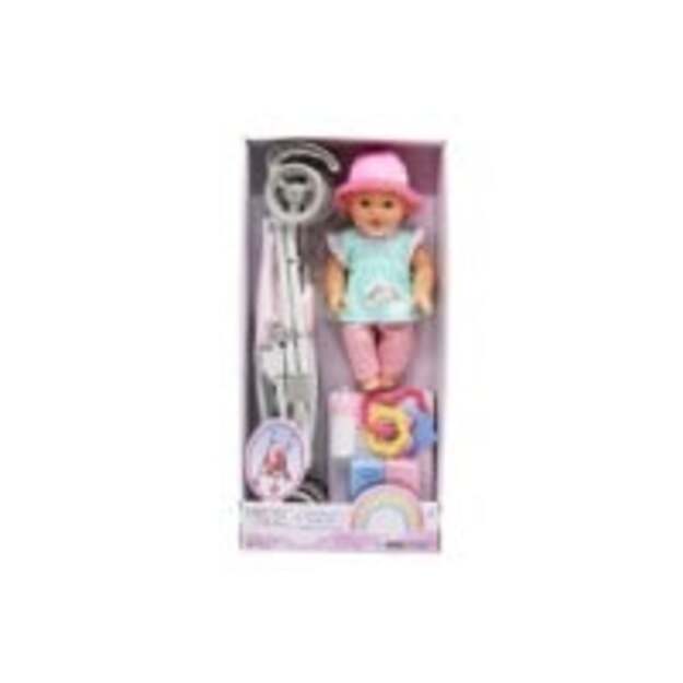 HAPPY FRIEND - Lotta Doll 30cm with Stroller Set