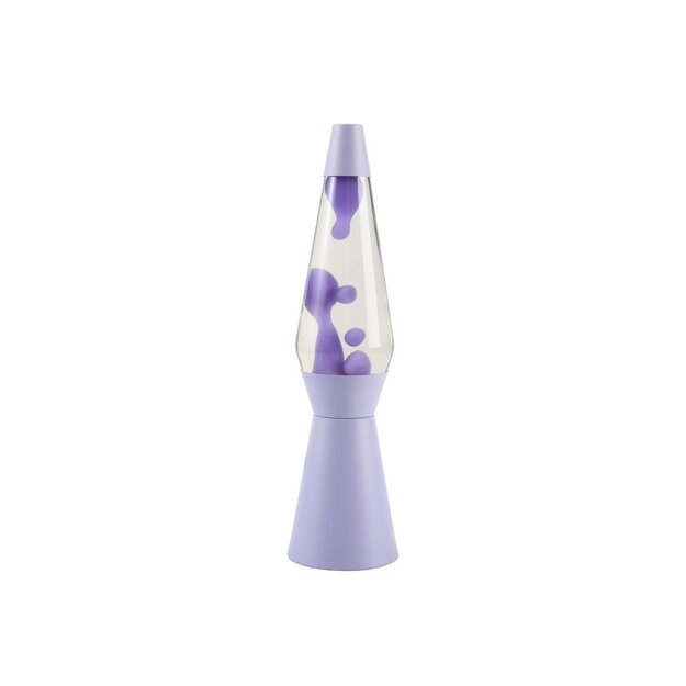 iTotal - Spaceship Lava Lamp - Pastel Purple - 40 cm