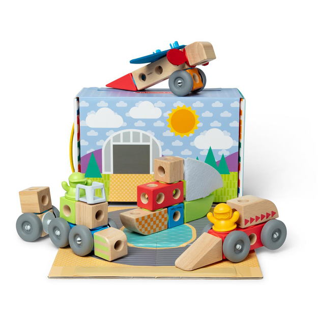 Melissa & Doug - Blockables Building Set Vehicles (806013)