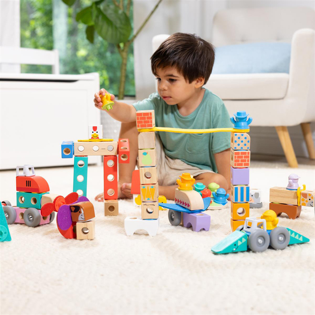 Melissa & Doug - Blockables Building Set Vehicles (806013)