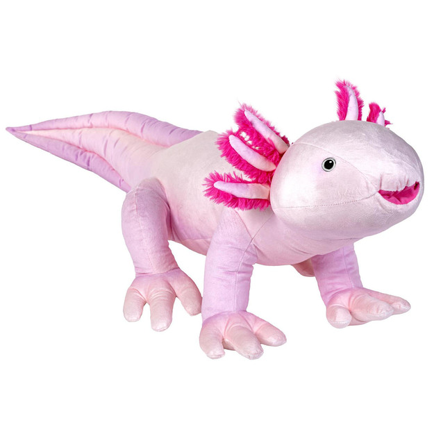 Wild Republic - Plush Toy Jumbo Eco Cuddlekins 76 cm Axolotl (808044)