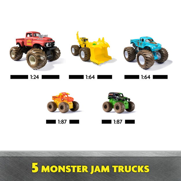 Monster Jam - Multi Scale Country Jams 5 Pack (6070268)