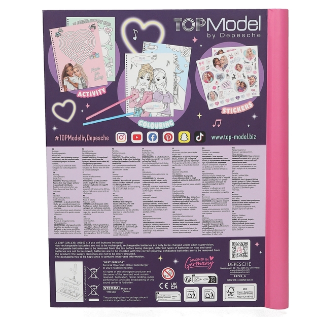 TOPModel - Colouring Book With LED And Sound MY BFF (413722)