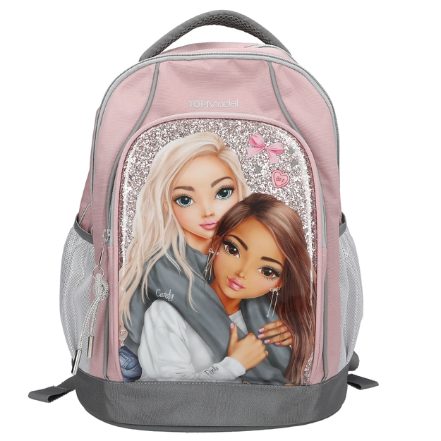 TOPModel - School Backpack MY BFF - Pink and Grey - 40 x 30 x 19 cm (413316)