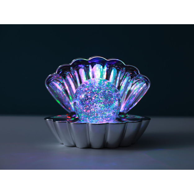 iTotal - Shell Lamp - Silver - 17.6 × 12.6 × 14.6 cm