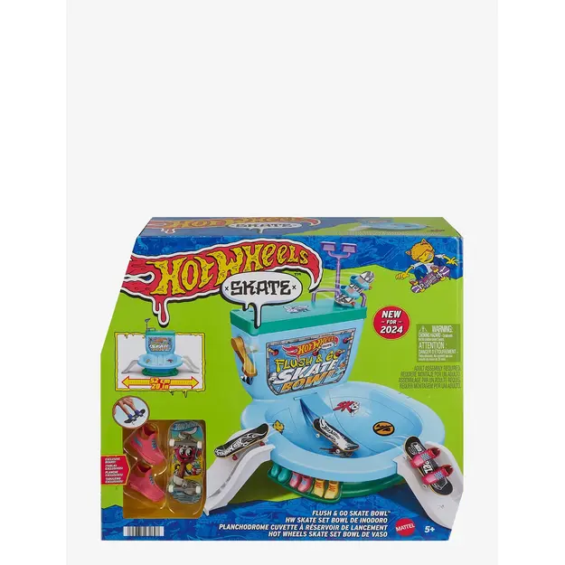 HOT WHEELS - SKATE  FLUSH & GO SKATE BOWL (HXL16)