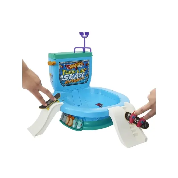 HOT WHEELS - SKATE  FLUSH & GO SKATE BOWL (HXL16)