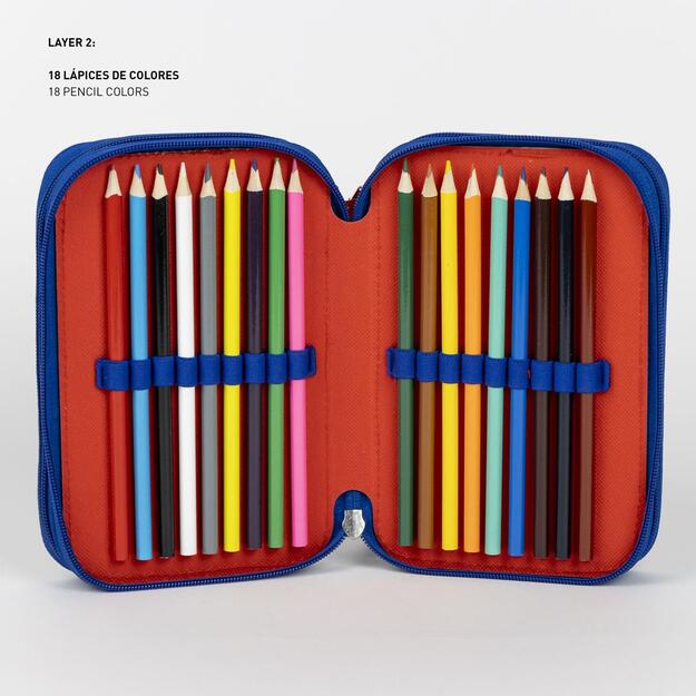 Cerda - Pencil Case with Accessories, Avengers (I-2700001258)