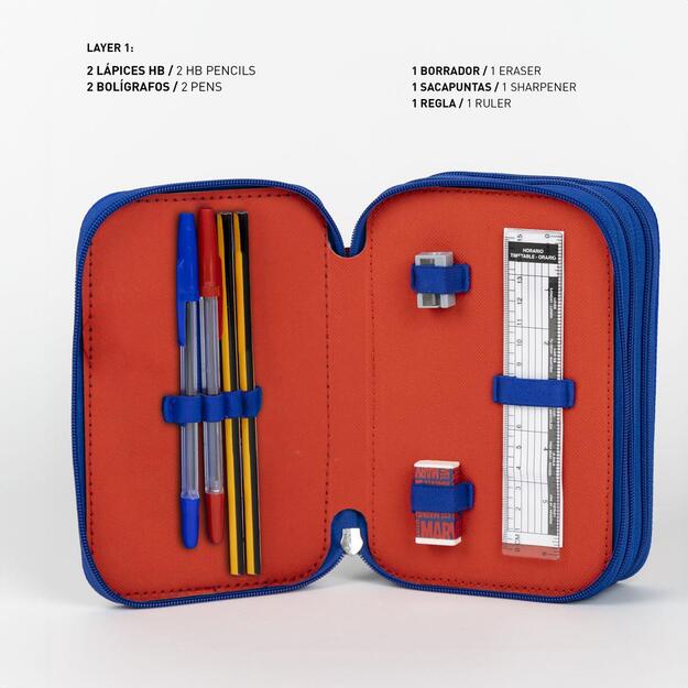 Cerda - Pencil Case with Accessories, Avengers (I-2700001258)
