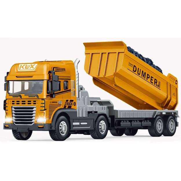 KLX - Die-cast truck w/dumper, friction, light & sound (534679)