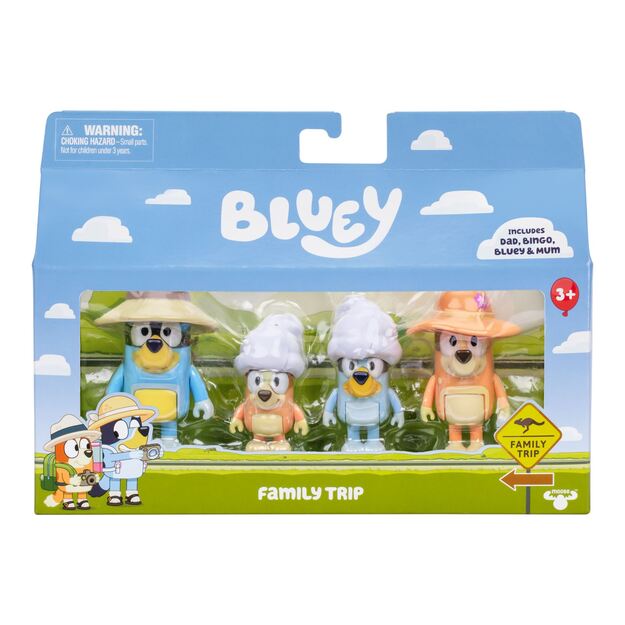 Bluey - Figures 4-pack – Family Tent Trip (90267)