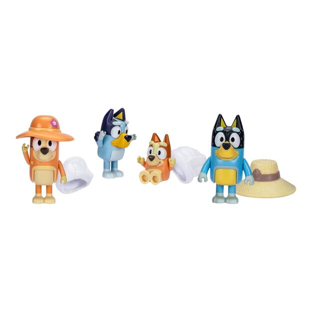 Bluey - Figures 4-pack – Family Tent Trip (90267)