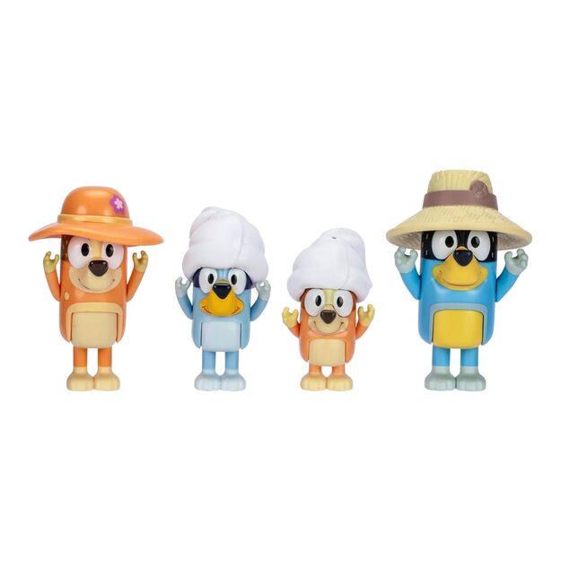 Bluey - Figures 4-pack – Family Tent Trip (90267)