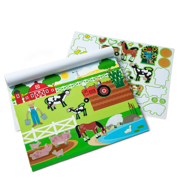 Melissa & Doug - Reusable Sticker Pad Habitats (806040)