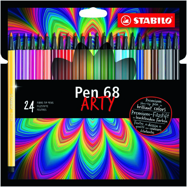 Stabilo - Pen 68 Arty, 24 pcs (204046)