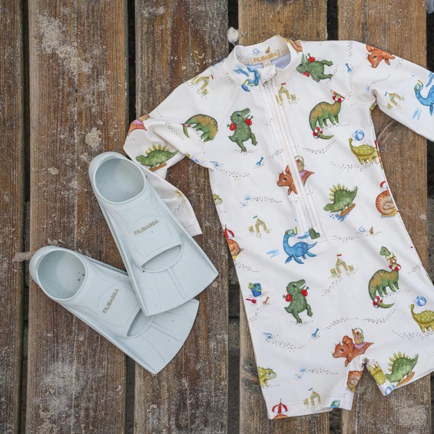 Filibabba - Swim fins size 27-29 - Pearl Blue (FI-03555)