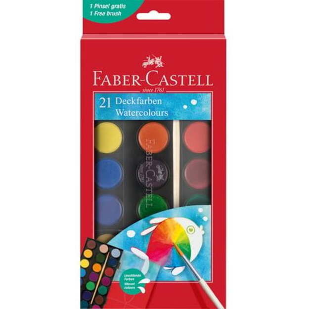 Faber-Castell - Watercolour paint box - 21 colours (125027)