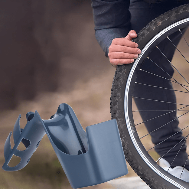 Pojemnik do Czyszczenia Łańcucha Rowerowego z Uchwytem na Spray Smar Olej 12