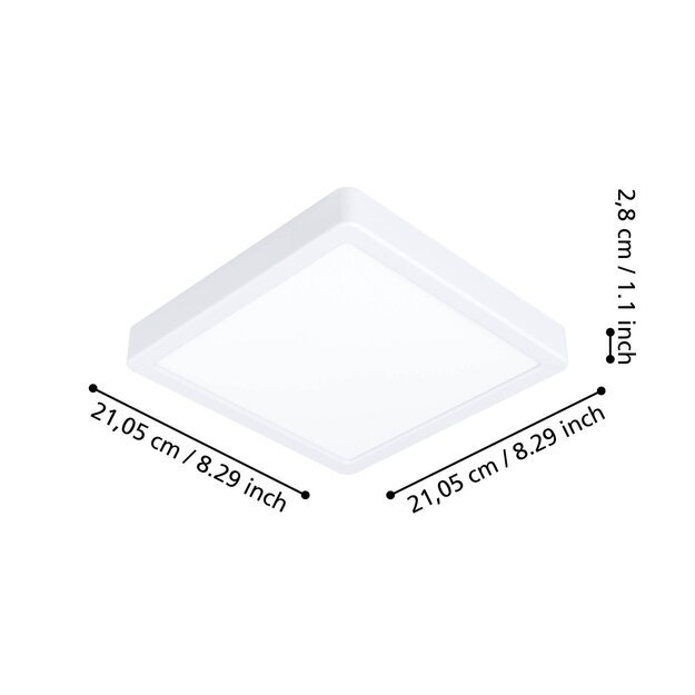 EGLO - Fueva-Z ceiling lamp white 21x21 - TW - Zigbee, Bluetooth 1