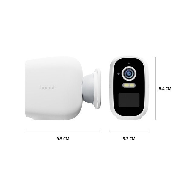 Hombli - Smart Battery Cam, White