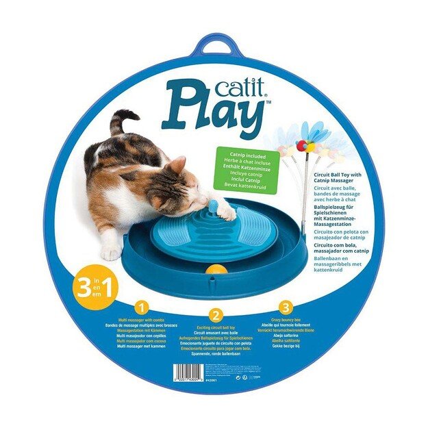 CATIT - Play´N Scratch Massage Blue - (787.0030)