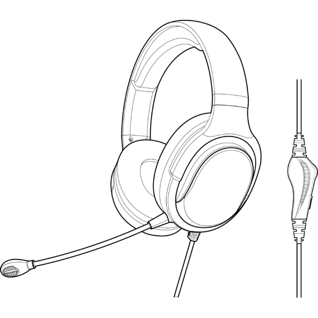 Subsonic Headset All Platforms + Led MULTI 2