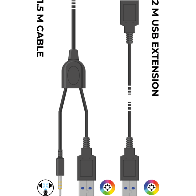 Subsonic Headset All Platforms + Led MULTI 4