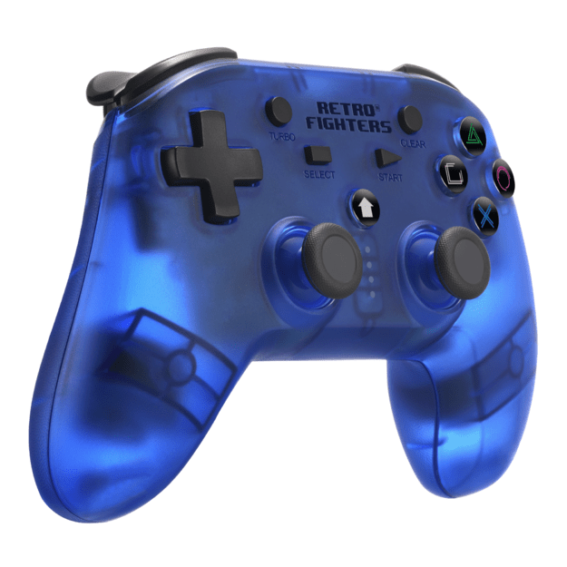 Retro-Fighters - PS Defender 2.4G Controller - Blue 1