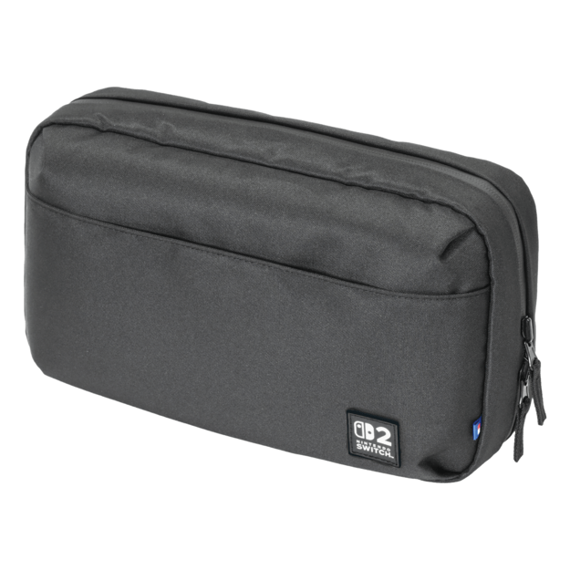 HORI - Reversible Travel Pouch - Black - Mid-size