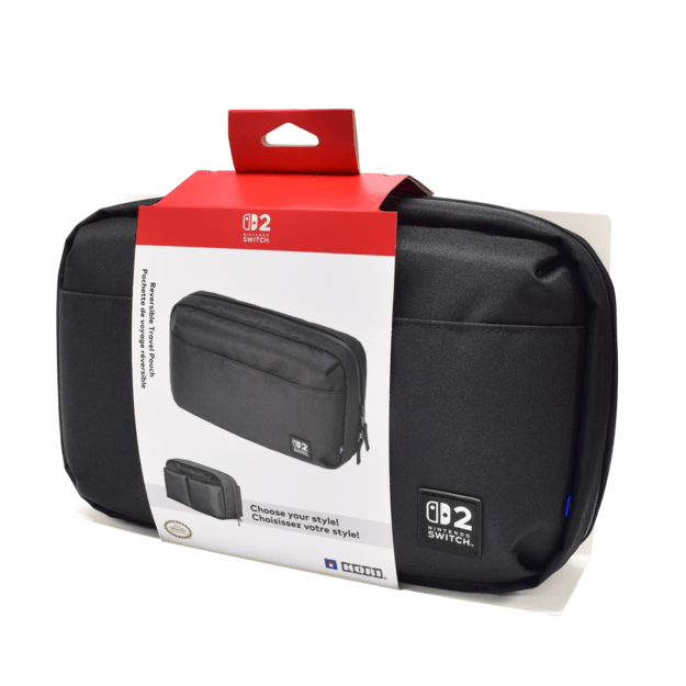 HORI - Reversible Travel Pouch - Black - Mid-size 4