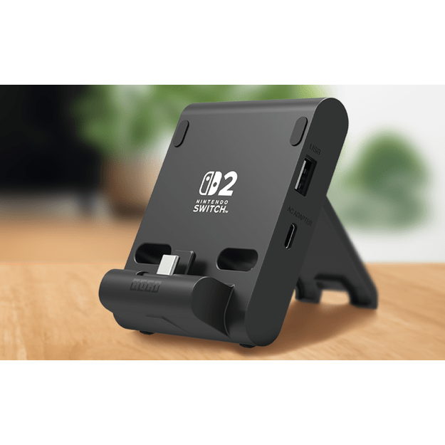 HORI - Dual USB PlayStand for Nintendo Switch 2 - Dark Grey 1