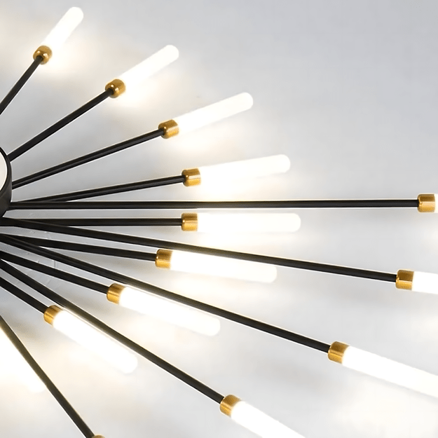 Lampa Sufitowa Led Żyrandol Fajerwerki Nowoczesna do Salonu Jadalni 12W 4