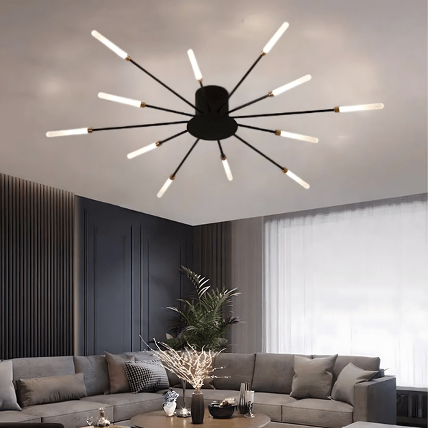 Lampa Sufitowa Led Żyrandol Fajerwerki Nowoczesna do Salonu Jadalni 12W 13