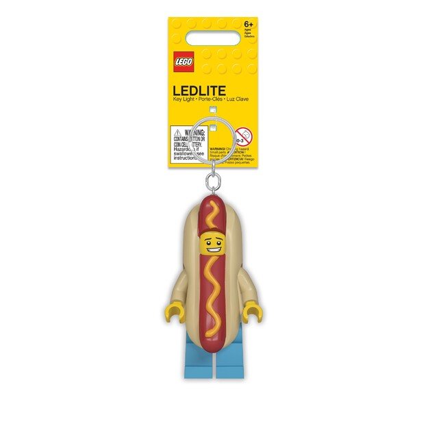 LEGO - Keychain w/LED - Hot Dog Man (4006036-LGL-KE119H)