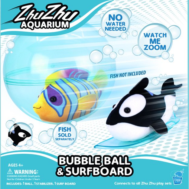 Zhu Zhu Fish - Ball/Surfboard (Z1001)