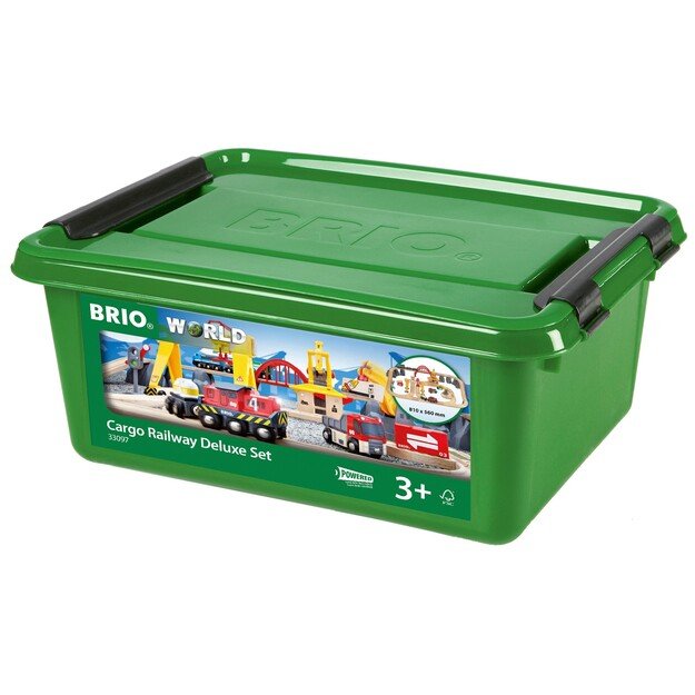 BRIO - Cargo Railway Deluxe Set in Tub (33097) 1