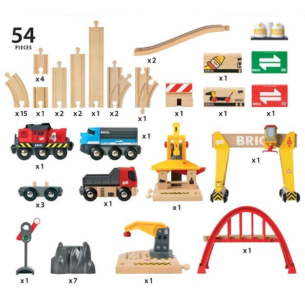 BRIO - Cargo Railway Deluxe Set in Tub (33097) 3